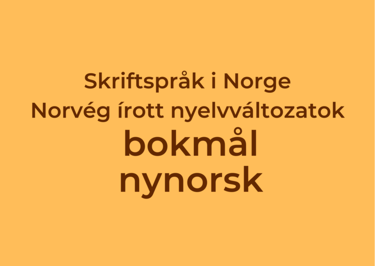 A norvég nyelv